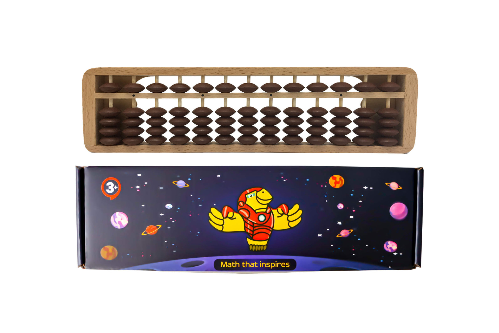 Wooden Abakus soroban abacus with its box